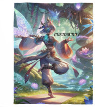 PERSONLIGENS ANPASSADE NAMN ART BLANKET