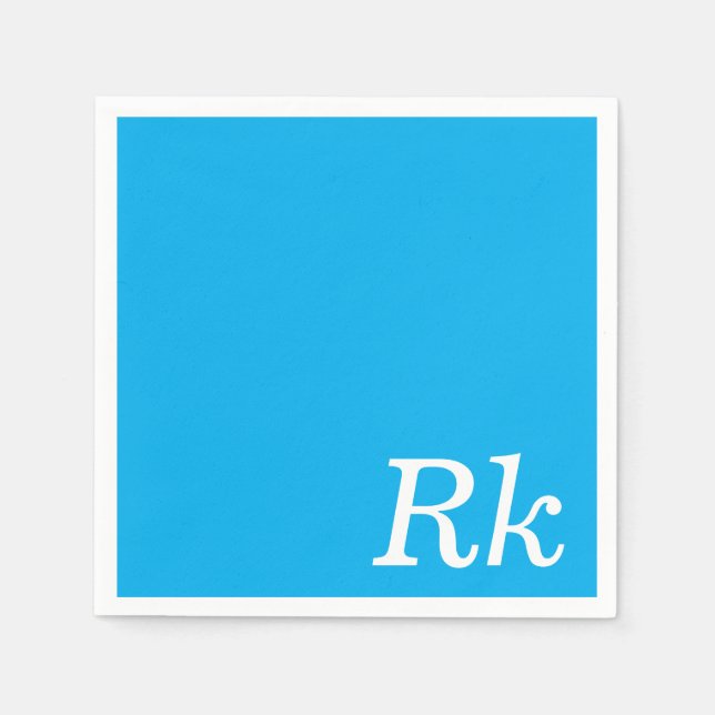 Personligens anpassade Snyggt Modern Elegant för . Pappersservett (Framsidan)