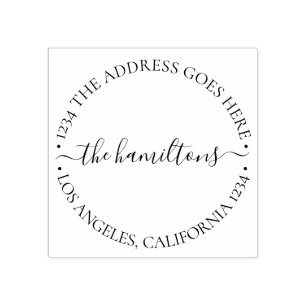 Personligens Anpassningsbar inom cirkel Unik Stämpel