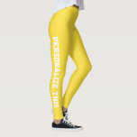 Personligens Anpassningsbar Made Leggings<br><div class="desc">Enkel att anpassa Anpassningsbar Made-skrivningar från Ricaso - lägg till egen text - ändra bakgrunden till färg och färg och teckensnittet genom att klicka på Anpassa</div>