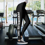 Personligens Anpassningsbar Made Leggings<br><div class="desc">Enkel att anpassa Anpassningsbar Made-dokument från Ricaso - lägg till egen text - ändra bakgrunden till färg och färg och teckensnittet genom att klicka på anpassa</div>