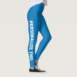 Personligens Anpassningsbar Made Leggings<br><div class="desc">Enkel att anpassa Anpassningsbar Made-dokument från Ricaso - lägg till egen text - ändra bakgrunden till färg och färg och teckensnittet genom att klicka på anpassa</div>