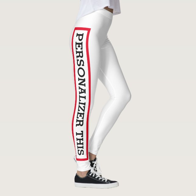 Personligens anpassningsbar-meddelanden med din fr leggings (Höger)