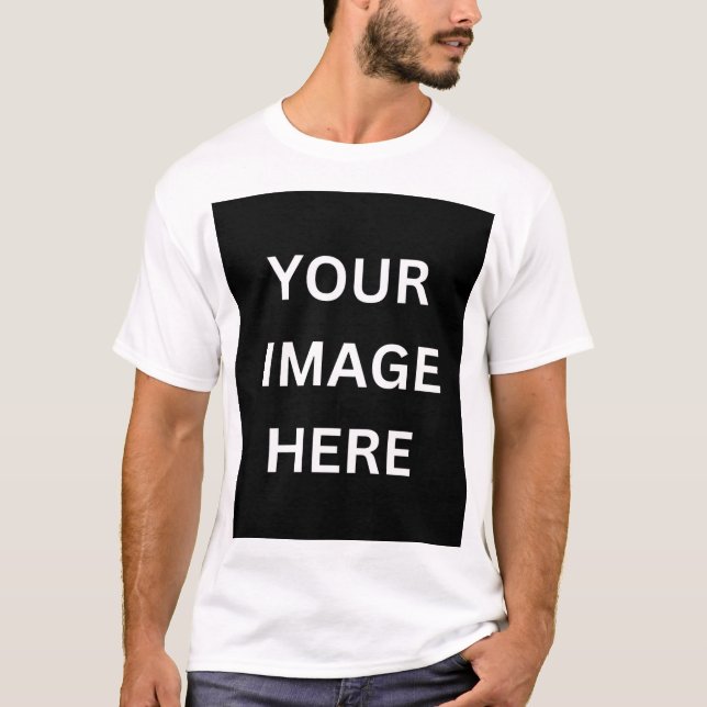 Personligens Anpassningsbar t-shirt (Framsida)