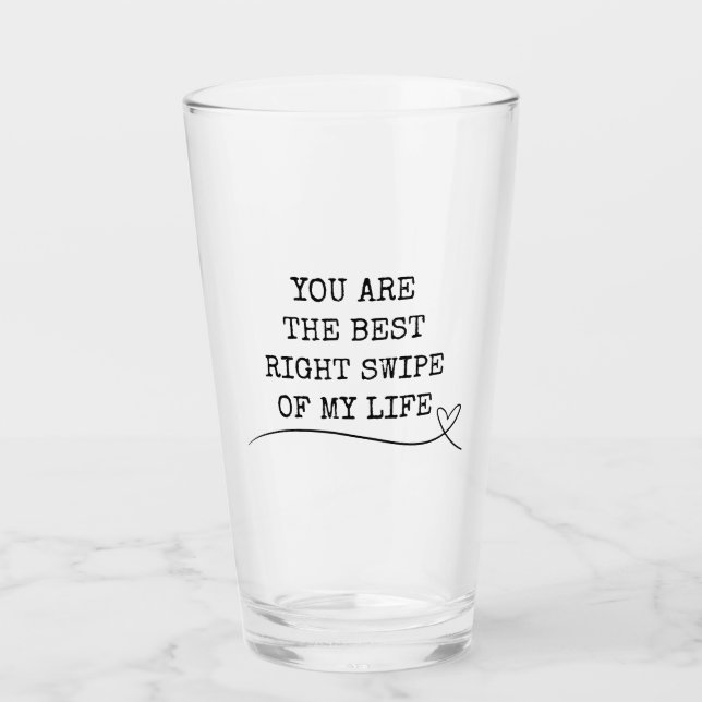 Personligens årsdag - Anpassningsbar par Glaskopp (Framsida)