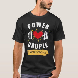 Personligens årsdag - Anpassningsbar par T Shirt