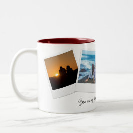 Personligens årsdag - Anpassningsbar par Två-Tonad Mugg