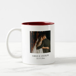 Personligens årsdag - Anpassningsbar par Två-Tonad Mugg