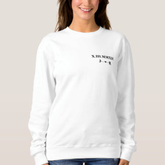 Personligens årsjubileum romerska siffror t shirt