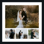 Personligens bästa dag någonsin 4 fotokollage poster<br><div class="desc">Den moderna och elegant designen med utskriven Personlig Bästa Dag-4 Photo Collage Poster utskrift som kan anpassas med din text. Kolla in Graphic Art Design-arkivet för andra produkter som matchar den här designen!</div>