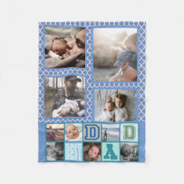 Personligens bästa fotominnen i pappa fleecefilt