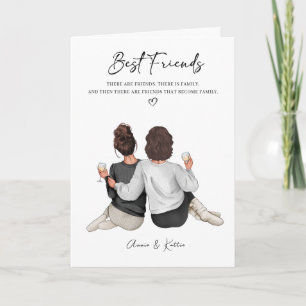 Personligens bästa Friend-utskrift, bästa Friend-g Kort