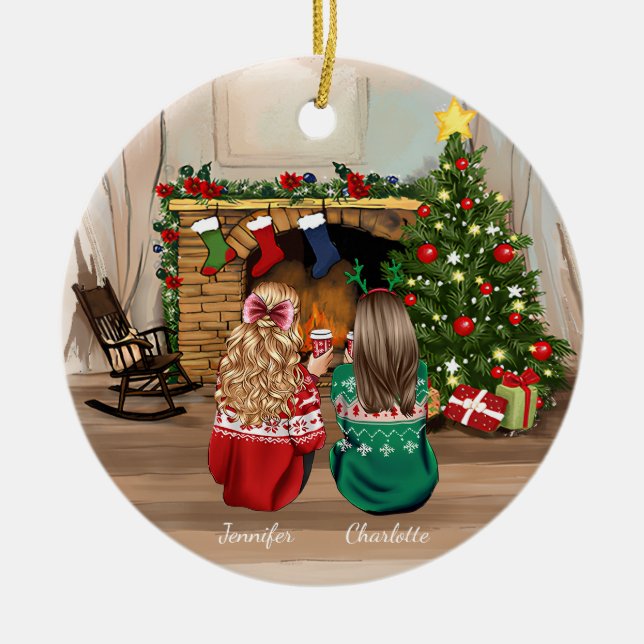 Personligens bästa julklapp - idéer julgransprydnad keramik (Framsidan)