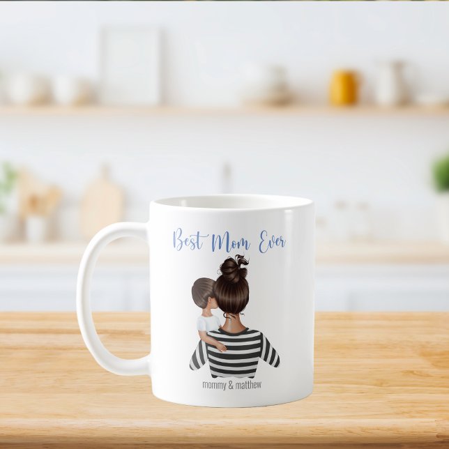 Personligens bästa Mamma någonsin eget namn Kaffemugg (Skapare uppladdad)