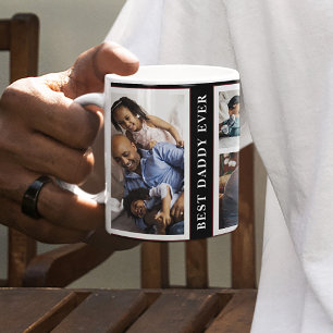 Personligens bästa pappa någonsin, fotokollage kaffemugg