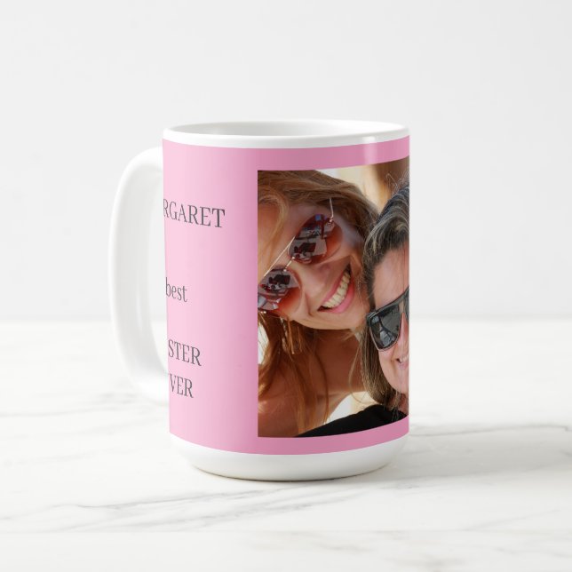 Personligens bästa syster någonsin kaffemugg (Framsida vänster)