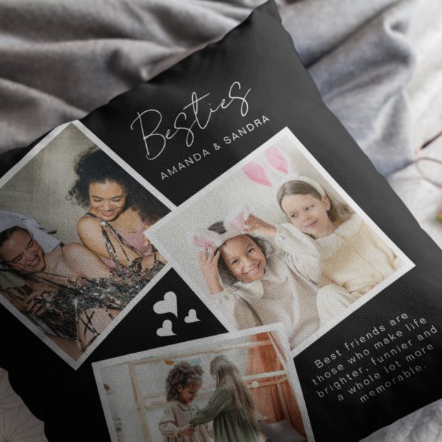 Personligens bästa vän 3-foto kudde (Skapare uppladdad)