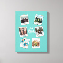 Personligens bästa vänner 6 - Samla foto-Anpassnin Canvastryck