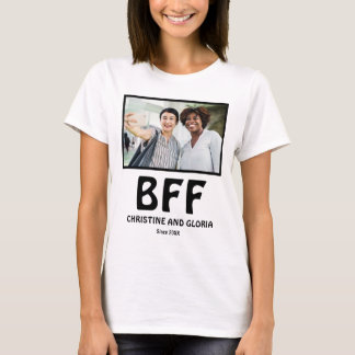 Personligens bästa vänner, för alltid stöpt foto t shirt