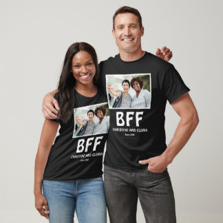Personligens bästa vänner, för alltid stöpt foto t shirt