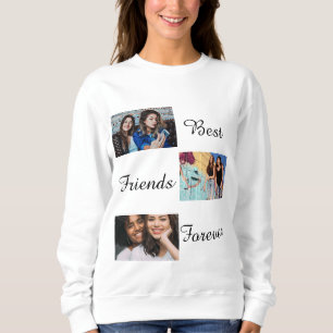 Personligens bästa vänner över 3 fotokollage t shirt