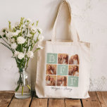 Personligens bästa vänner över 6 fotokollage tygkasse<br><div class="desc">Firar din oförstörbara koppling med fotopåsen "Best Friends Forever"! Med fet "BFF"-text och plats för 6 av dina favoritfoton kan du skapa din egen personlig keepy. Lägg till namn eller ett uppriktigt budskap för att göra det unikt för dig. Den här väskan är en tankfull gåva till Best Friends Day,...</div>