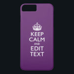 Personligens BEHÅLLA LUGN OCH Redigera text på Lil<br><div class="desc">En lila i personlig accent Behåll Calm och fortsätt på stil och säger på en anpassningsbar gåva. Humoristiskt eller vismiskt försök på kreativet ord på det två redigerbara linjerna text. Kom ihåg att använda KAPITAL brev för bästa resultat. Använda länken "Be denna designer" för att kontakta oss med dina speciella...</div>