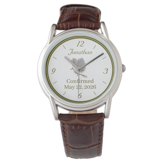 Personligens bekräftelsenyckel armbandsur (Framsida)