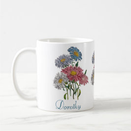 Personligens China Asters Kaffemugg