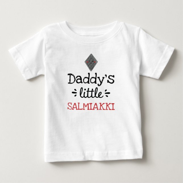 Personligens design [valfri text] Little Salmiakki T Shirt (Framsida)
