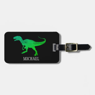 Personligens dinosaurierresa bagagebricka