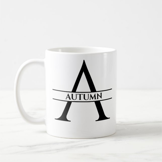 PERSONLIGENS ELEGANT BREV A KAFFEMUGG (Vänster)