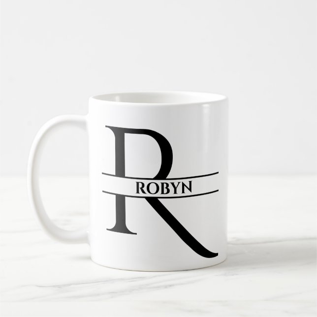 PERSONLIGENS ELEGANT BREV R KAFFEMUGG (Vänster)