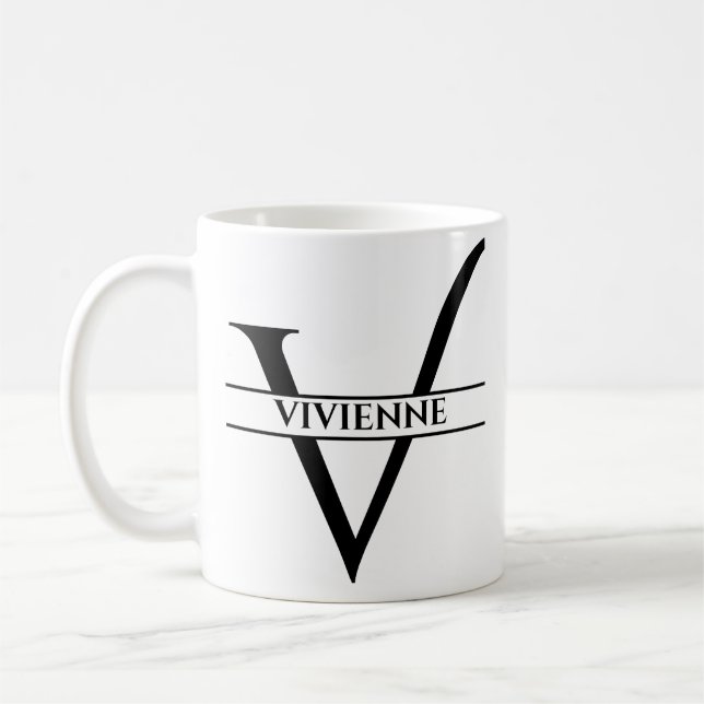 PERSONLIGENS ELEGANT BREV V KAFFEMUGG (Vänster)