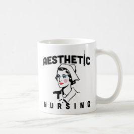 personligens estetiska sjuksköterska namn rn-gåva kaffemugg
