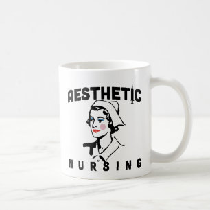personligens estetiska sjuksköterska namn rn-gåva kaffemugg