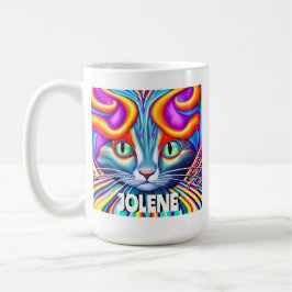 Personligens etikett | Unik Kattunge Kaffemugg