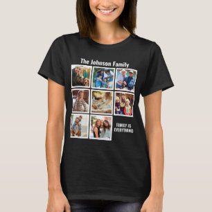 Personligens familj är allt fotokollage t shirt