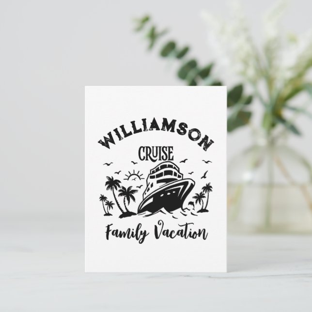 Personligens familjerester vykort (Stående Fram)