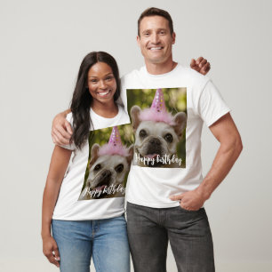 Personligens födelsedag för husdjur hund t shirt