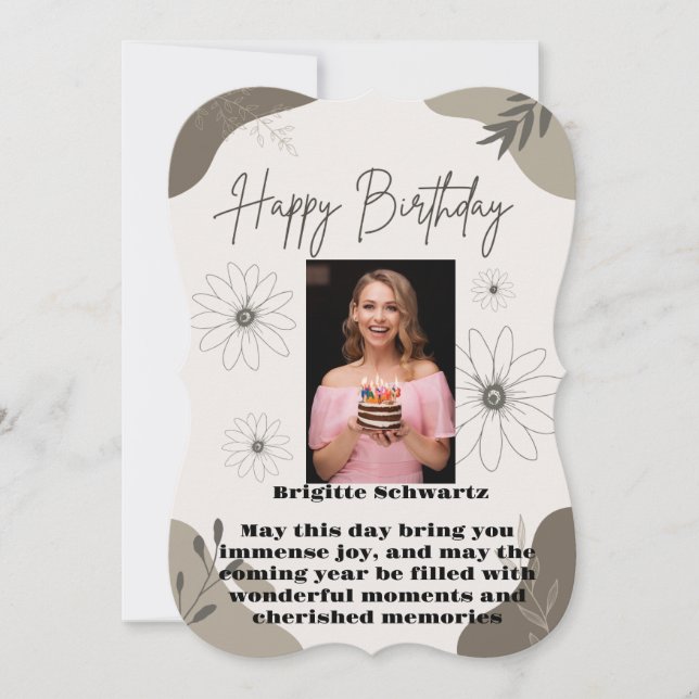 personligens födelsedagspresent (Framsida)