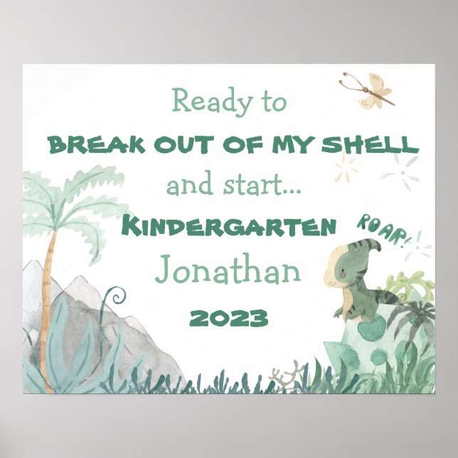 Personligens första dag i skolan 2023 Poster (Framsidan)