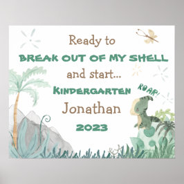 Personligens första dag i skolan 2023 Poster