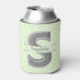 Personligens första Silver-monogram ditt namn