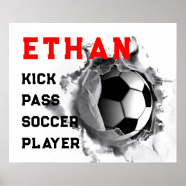 Personligens fotbollsspelare poster