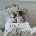 Personligens foto- och textfoto-kollage kudde<br><div class="desc">Gör en Personlig Fotokeepsakudd från Ricaso - lägg till egna foton och text - fotokollage keepsakpresenter - MY FAVORITE PEOPLE CALL ME lägger till din egen text</div>