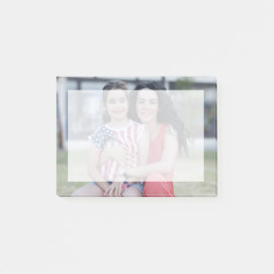 Personligens fotoanteckning post-it block