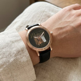 Personligens fotominnesbild armbandsur