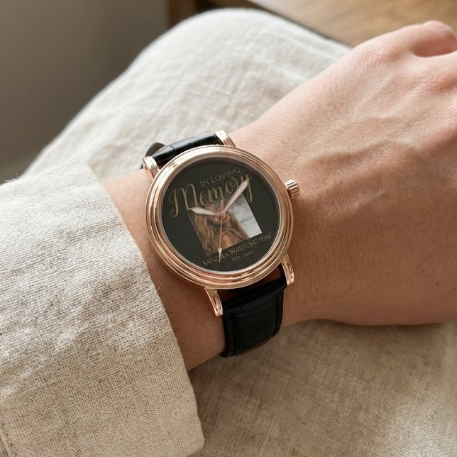 Personligens fotominnesbild armbandsur (Skapare uppladdad)