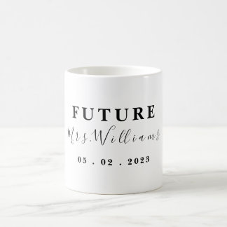 Personligens framtid Bröllop Gift för Bride Kaffemugg